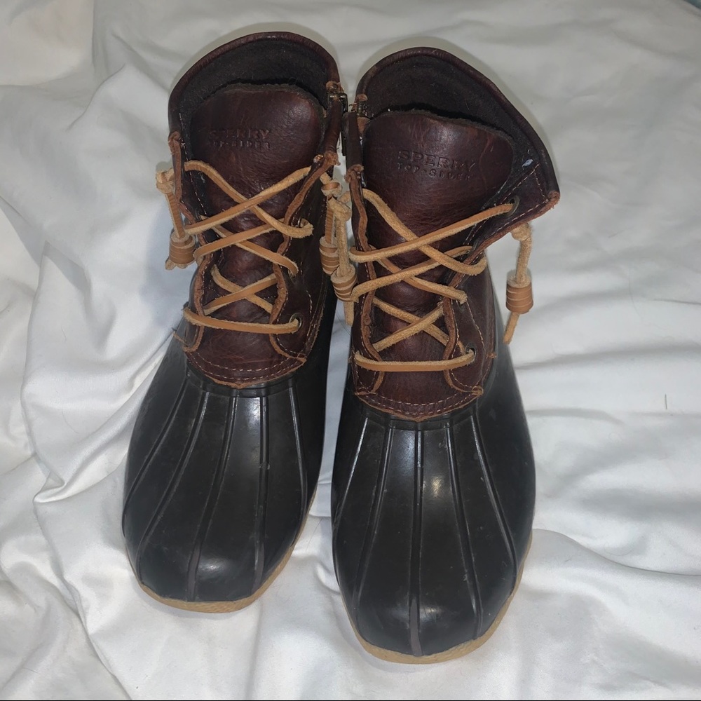 Brown Sperry Duck Boots